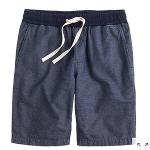 J Crew Sideline Chambray Shorts Blue Size Small Like New